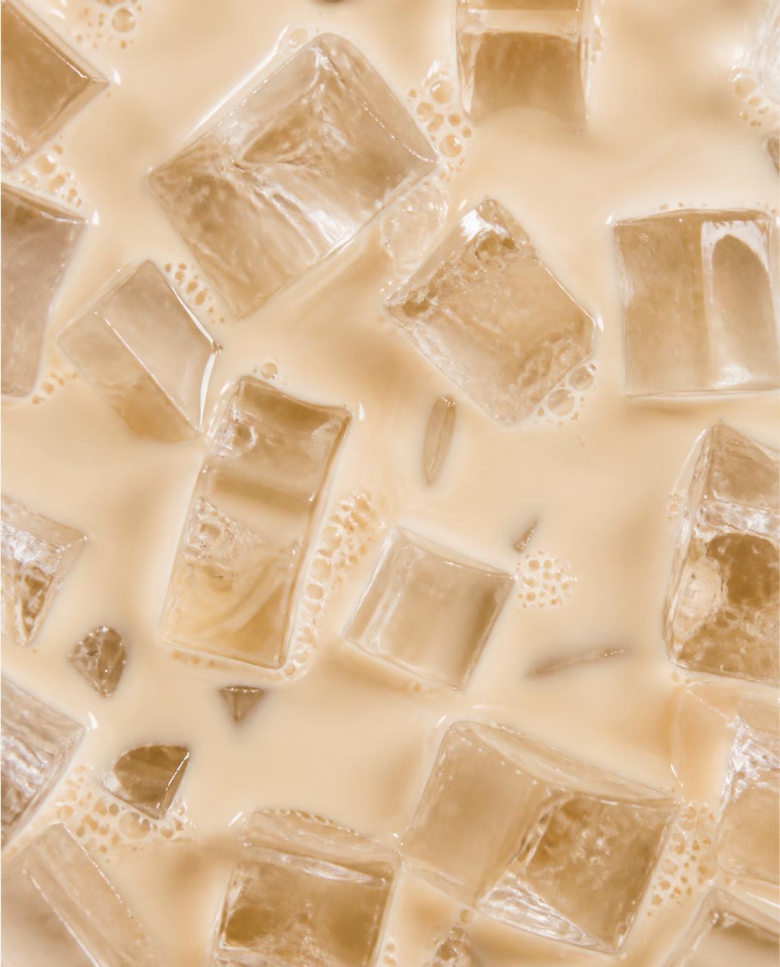 Iced latte texture